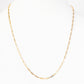 9k Yellow Gold Baby Paper Clip Chain - 50cm
