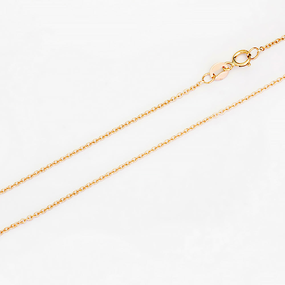 9k Yellow Gold Rolo Chain - 1.65mm - Victoria's Jewellery