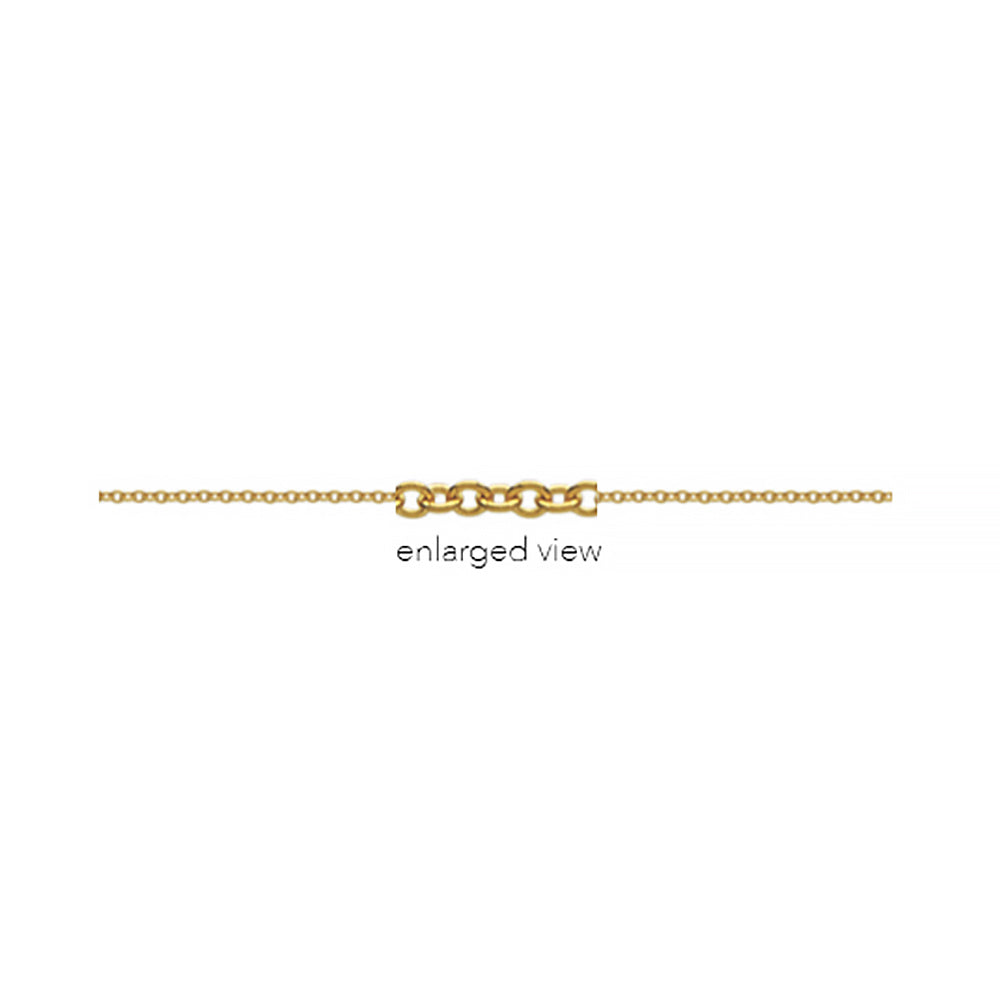 9k Yellow Gold Rolo Bracelet - 2mm