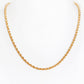 Yellow Gold Rope Chain - 4.3mm - Victoria's Jewellery