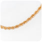 Yellow Gold Rope Chain - 4.3mm