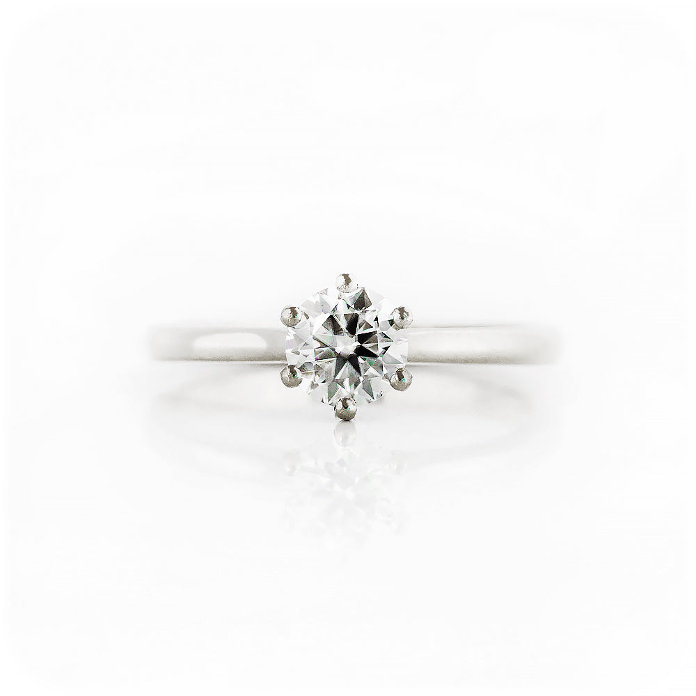 Brilliant cut Lab Grown Diamond Solitaire Engagement Ring - Victoria's Jewellery