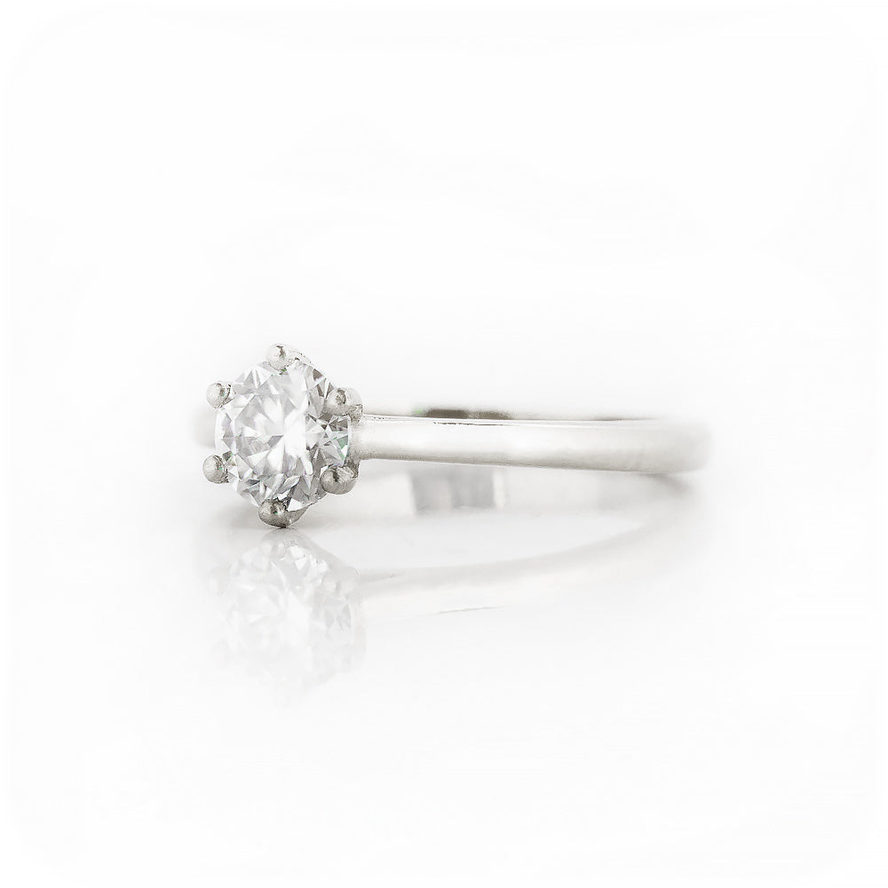 Brilliant cut Lab Grown Diamond Solitaire Engagement Ring - Victoria's Jewellery