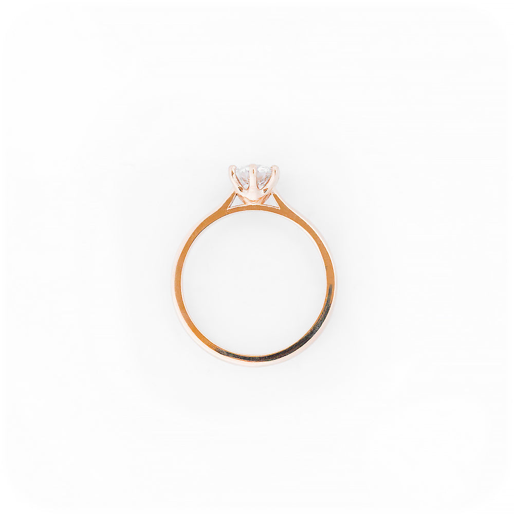 Brilliant cut Lab Grown Diamond Solitaire Engagement Ring - Victoria's Jewellery