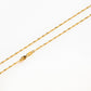 Singapore Chain in Yellow Gold - 45cm
