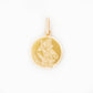 Yellow Gold St Christopher Pendant