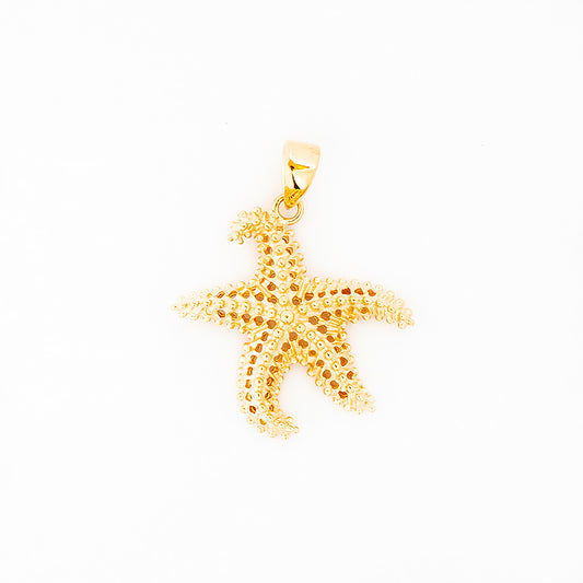 Yellow Gold Starfish Pendant