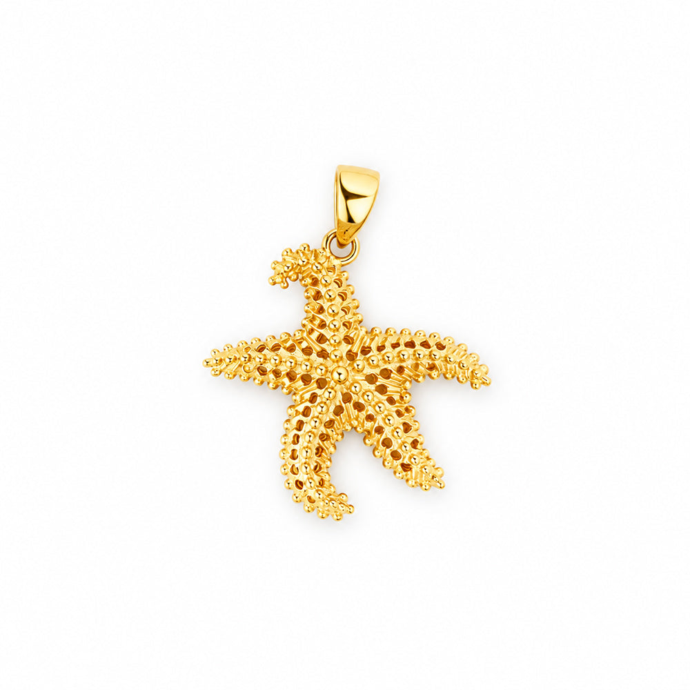 Yellow Gold Starfish Pendant