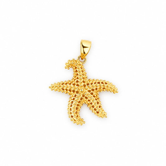 Yellow Gold Starfish Pendant