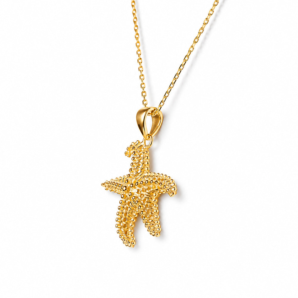 Yellow Gold Starfish Pendant