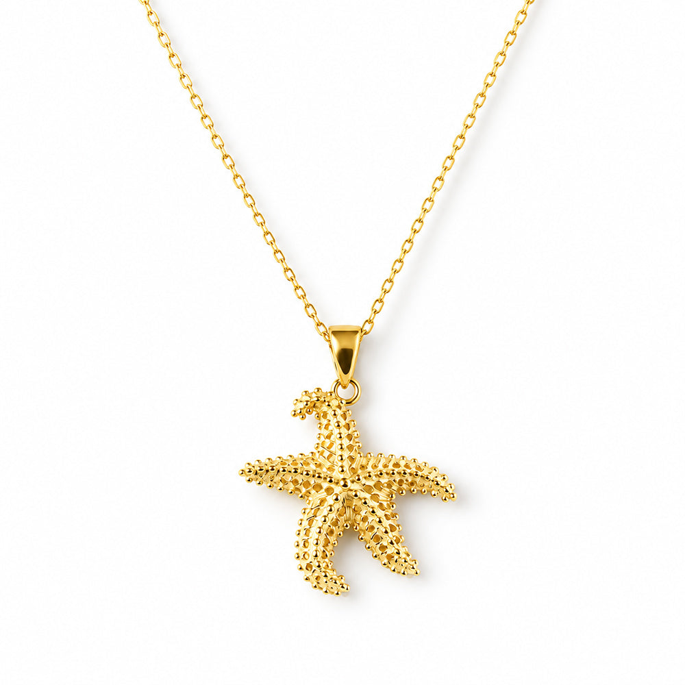 Yellow Gold Starfish Pendant