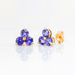The Trilogy Tanzanite Stud Earrings - Victoria's Jewellery