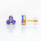 The Trilogy Tanzanite Stud Earrings - Victoria's Jewellery