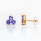 The Trilogy Tanzanite Stud Earrings - Victoria's Jewellery