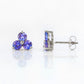 The Trilogy Tanzanite Stud Earrings - Victoria's Jewellery
