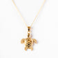 Yellow Gold Turtle Pendant