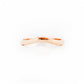 Curved wedding band in Rose Gold - Victoria's Jewellery