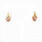 Three Colour Rainbow Hoop Earring