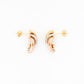 Three Colour Rainbow Stud Earring