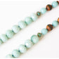 Mint Green Amazonite Necklace with Sterling Silver Accent