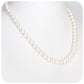 7-8mm White Fresh Water Pearl Necklace - 46cm