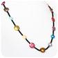 Multi Colour Fresh Water Pearl and Onyx Necklace - 50cm