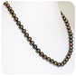 Green Peacock Fresh Water Pearl Necklace - 47cm