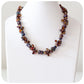 Peacock Baroque Pearls and Crystal Elements Necklace - 50cm