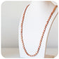 Golden Pink Biwa Pearl Necklace