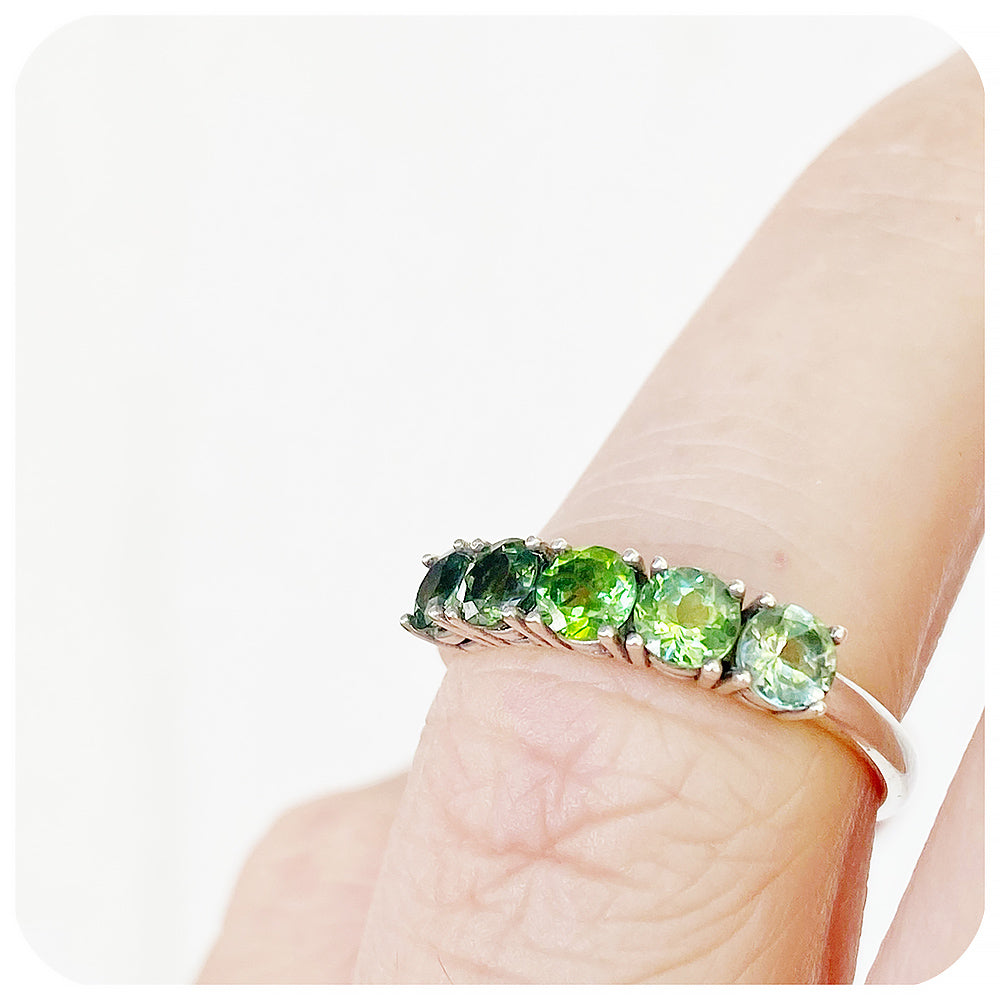 Tourmaline sale eternity ring