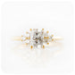 The Radiant cut Moissanite Engagement Ring