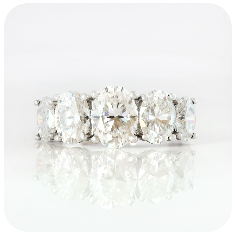 The Moissanite Queen Ring