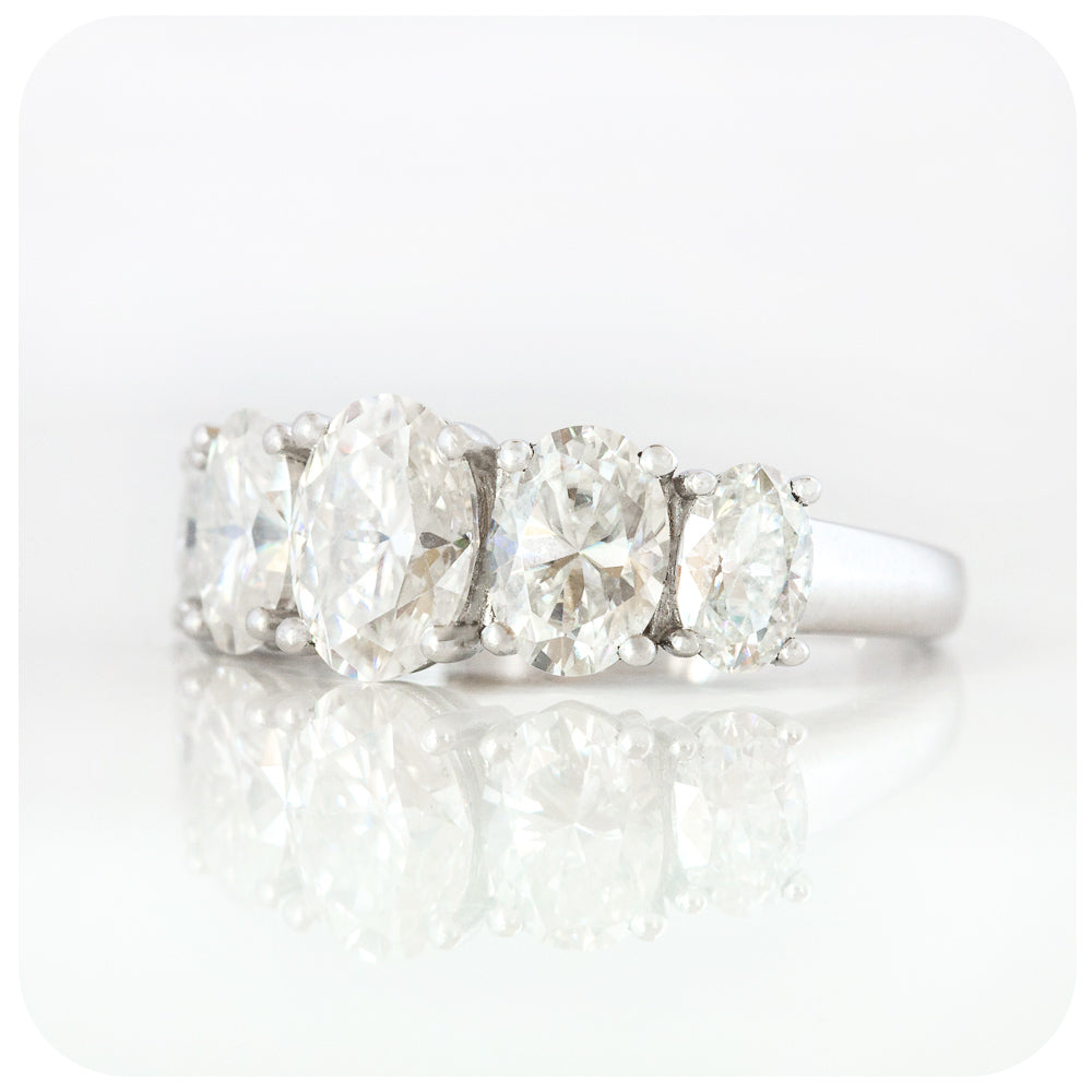 The Moissanite Queen Ring