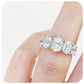 The Moissanite Queen Ring