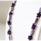 Amethyst and Lilac Biwa Pearl Necklace - 89cm