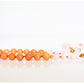 The Pink Opal, Rose Quartz and Orange Calcite Necklace with Gold Details