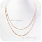 9k Rose Gold Baby Paper Clip Chain