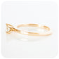 brilliant round cut moissanite solitaire engagement ring