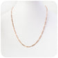 9k Rose Gold Paper Clip Chain