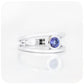 Round cut Tanzanite Split Band Anniversary or Engagement Ring - Victoria's Jewellery