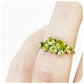 The Ena, a Cluster Ring with Peridot