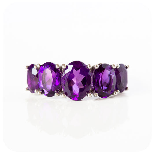 The Amethyst Queen Ring