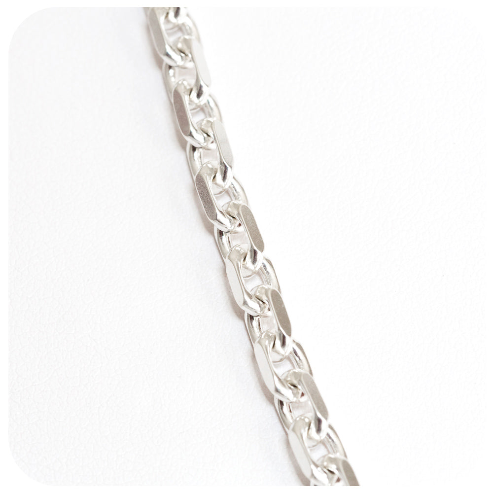 Sterling Silver Anchor Chain  - 50cm