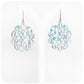 Sky Blue Topaz mixed cut Drop Earrings in Sterling Silver - Victoria's Jewellery