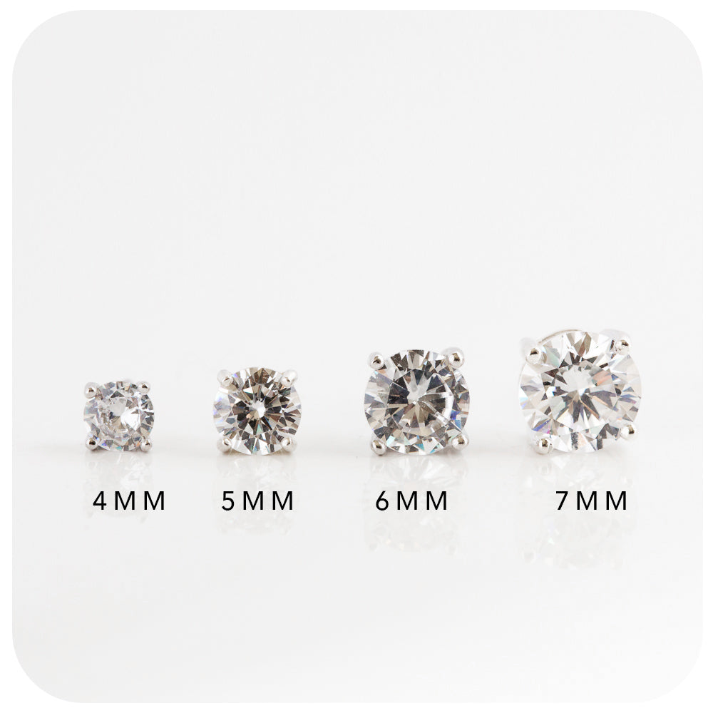 Lilia 6MM Floral Studs - Buy Certified Gold & Diamond Earrings Online |  KuberBox.com - KuberBox.com