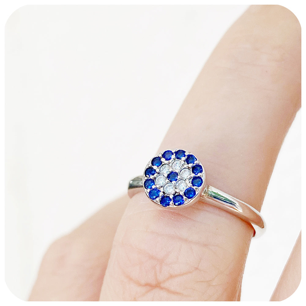 Evil eye protection on sale ring