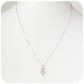 Cubic Zirconia Drop Pendant in Sterling Silver