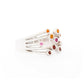 The Red and Yellow Shooting Star Ring - The January Birthstone Edition