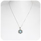 Blue Topaz, Fresh Water Pearl and Marcasite Victorian Pendant - Victoria's Jewellery