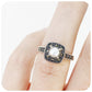 vintage style fresh water pearl and marcasite ring